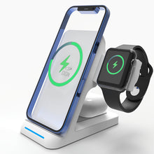 3 in 1 Charging Station Compatible with QI Devices