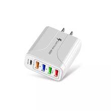 Combo: 6 Feet Charging Cable & 5-Port PD Wall Charger Bundle Deal