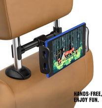 Universal Backseat Headrest Phone/Tablet Mount For Kids/Calls/Handsfree