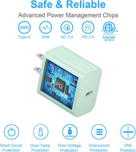 20W PD Fast Wall Charger Type C Power Charger Adapter