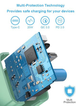 20W PD Fast Wall Charger Type C Power Charger Adapter
