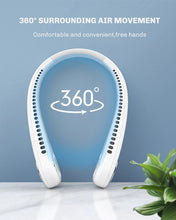 Portable Rechargeable Bladeless Neck Fan w/ 3-Speeds