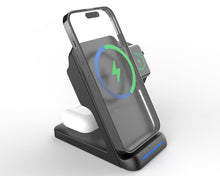 3 in 1 Charging Station Compatible with QI Devices