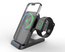 3 in 1 Charging Station Compatible with QI Devices