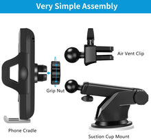 Universal Car Mount for Dash & Windshield Car Mount Phone Holder for iPhone, Samsung, Moto, Huawei, Nokia, LG, Smartphones