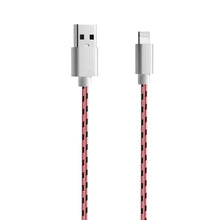Nylon Braided 6-Feet Charging Cable Compatible With Apple Devices - 5 Colors