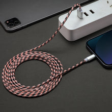 Nylon Braided 6-Feet Charging Cable Compatible With Apple Devices - 5 Colors