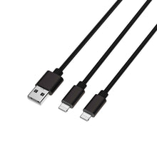 2-IN-1 Nylon Braided 6' Charging Cable - Compatible with iPhone, iPad, iPod