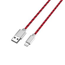 Nylon Braided 6-Feet Charging Cable Compatible With Apple Devices - 5 Colors