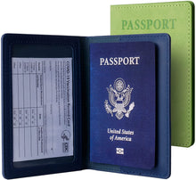 (2-Pack) Passport Holder with CDC Vaccination Card Protector