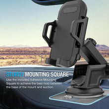 Universal Car Mount for Dash & Windshield Car Mount Phone Holder for iPhone, Samsung, Moto, Huawei, Nokia, LG, Smartphones