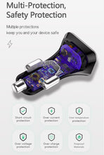 2-Port Fast Car Charger Universal 36W Dual USB USB-A & USB-C PD Charger