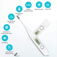 Digital Thermometer Rectal Oral Armpit Body Thermometer for Adults and Kids