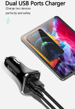 2-Port Fast Car Charger Universal 36W Dual USB USB-A & USB-C PD Charger
