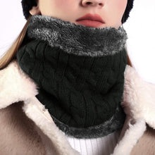 Unisex Men's Women's Winter Beanie Hat and Neck Warmer Warm Knit Hat Set