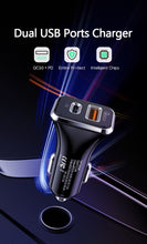2-Port Fast Car Charger Universal 36W Dual USB USB-A & USB-C PD Charger