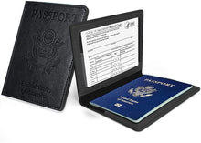 (2-Pack) Passport Holder with CDC Vaccination Card Protector