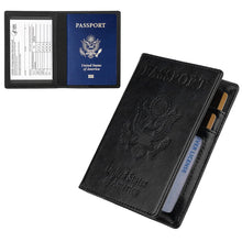 (2-Pack) Passport Holder with CDC Vaccination Card Protector