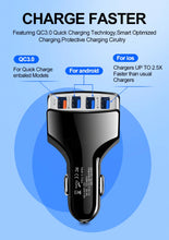4-Port USB Universal Quick Charger 7A Rapid Car Charger