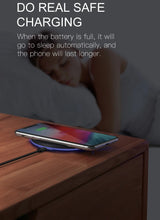 10W Fast Wireless Charger Charging Pad For all Qi enabled smartphones