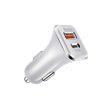 2-Port Fast Car Charger Universal 36W Dual USB USB-A & USB-C PD Charger