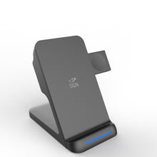 3 in 1 Charging Station Compatible with QI Devices