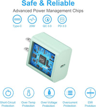 20W PD Fast Wall Charger Type C Power Charger Adapter