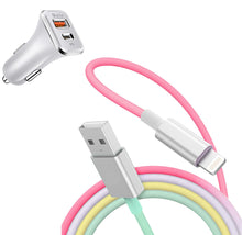 Combo: 6 Feet Charging Cable & PD Fast Car Charger - Bundle Deal