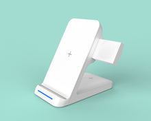 3 in 1 Charging Station Compatible with QI Devices