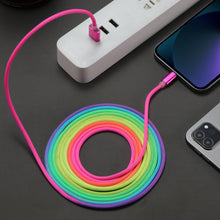 Nylon Braided 6-Feet Charging Cable Compatible With Apple Devices - 5 Colors
