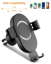 Wireless Car Charger Mount 10W Fast Cell Phone Charger Holder