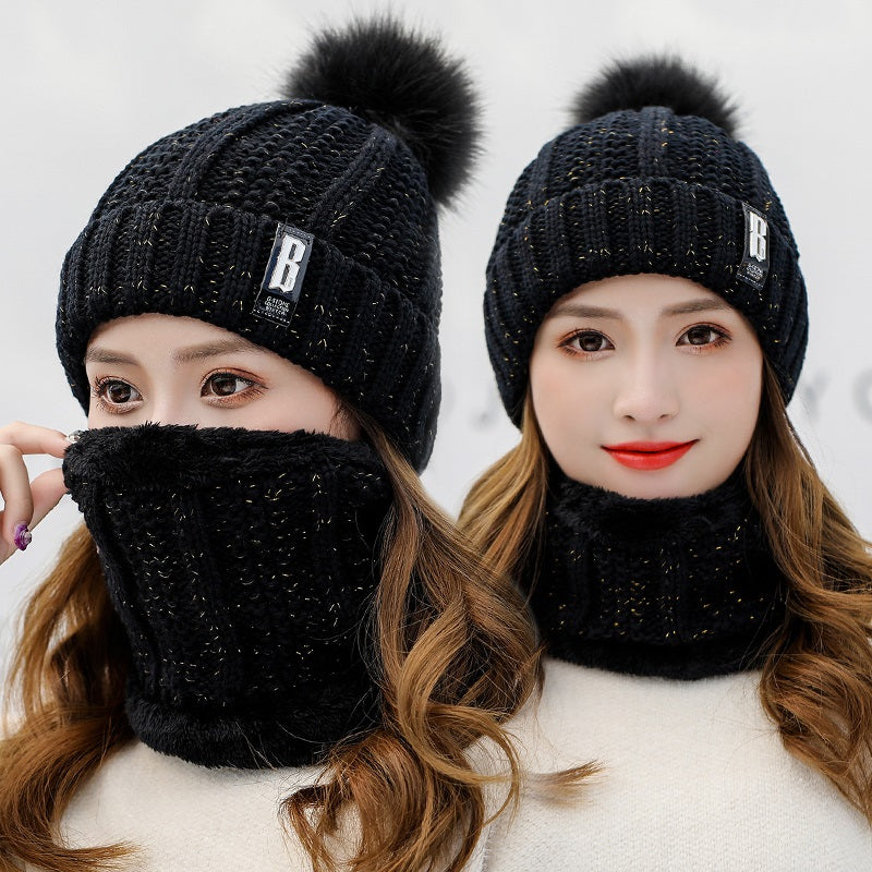 Unisex Men's Women's Winter Beanie Hat and Neck Warmer Warm