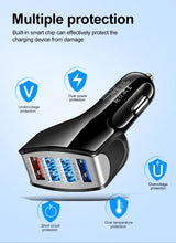 4-Port USB Universal Quick Charger 7A Rapid Car Charger