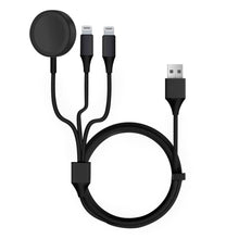 3-in-1 Cable Compatible With Apple iPhone & Watch Charging Cable - 7 Colors