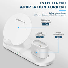 3-in-1 Charging Station Compatible with QI Devices + iWatch + Airpod